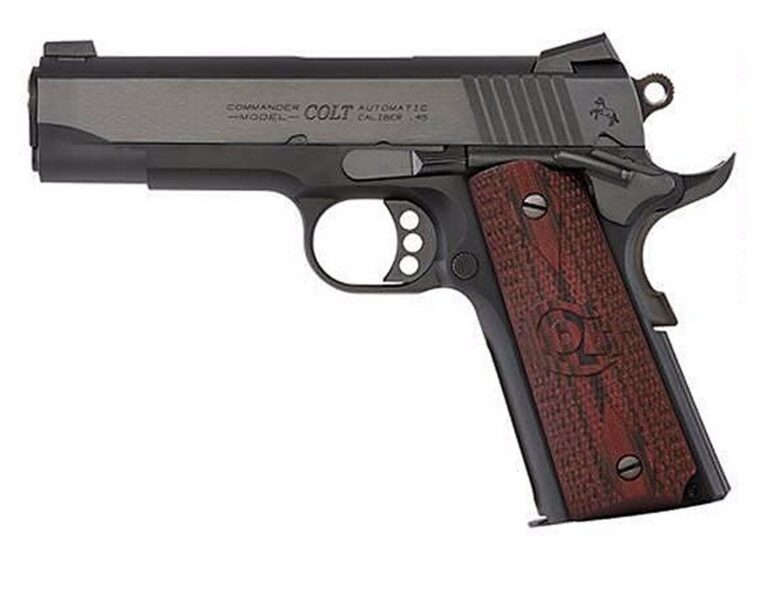 Lightweight Commander 45 ACP 4.25IN BBL Blued Handgun LIGHTWEIGHT COMMANDER 45 ACP 4.25'' BBL (1)8RD MAG BLUED/WOOD