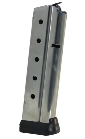 Colt Magazine Gov / Commander Stainless w/Bumper 9mm 10rd