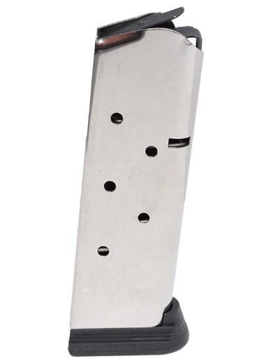 Colt 1911 Magazine 45 ACP 7 rd. Combat Officer Stainless w/Bumper