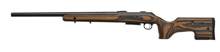 Factory Blemished-CZ 600 Range BA Rifle, 6mm Creedmoor, 5+1, 24", Black/Brown/Gray