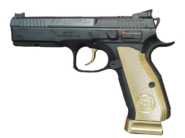75 SHADOW 2 9MM 5" GOLD OR AS#