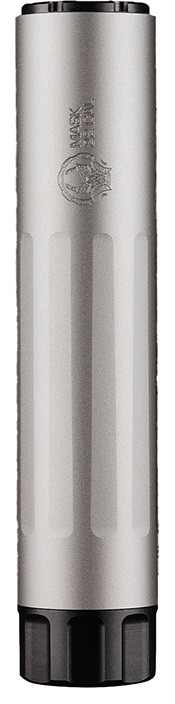 MASK RIMFIRE SUPPRESSOR  MASK 22 LONG RIFLE RIMFIRE DIRECT THREAD SUPPRESSOR SILVER
