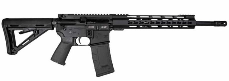 Diamondback DB1719B001 DB15 300 Blackout 16" 30+1 Black Hard Coat Anodized Adjustable Magpul MOE Carbine Stock Black Magpul MOE Grip