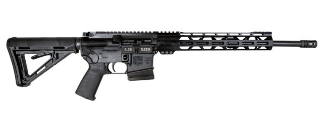Diamondback DB1790K001 DB15 *CA Compliant 5.56x45mm NATO 10+1 16", Black, Adjustable Magpul MOE Carbine Stock, MOE Grip, 12" M-LOK, Fixed Magazine Lock & Release