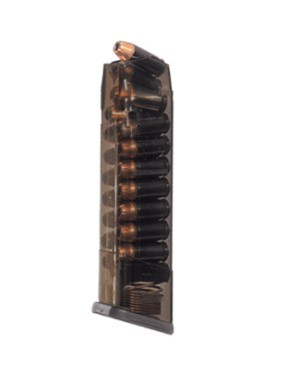 MAGAZINES .45 MAG FOR GLOCK~ 21/30/41 MAGAZINE 18-RD .45 ACP FOR GLOCK 21,30 ,41 CARBON SMOKE