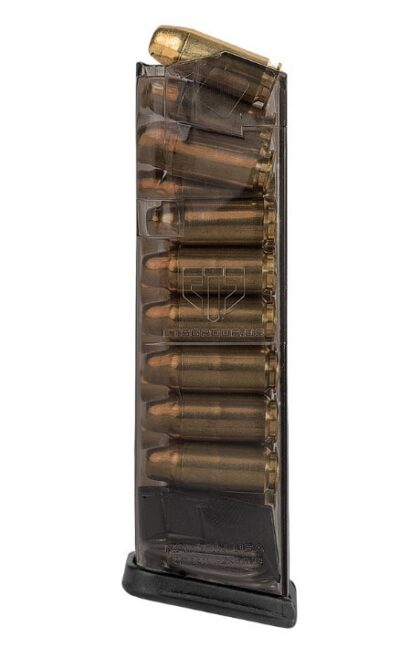 ETS FITS GLOCK� 22 23 24 27 35 – 16RD .40 MAG CARBON SMOKE