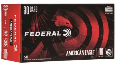 Federal American Eagle Rifle 30 Carbine, 110gr, FMJ, 50rd Box