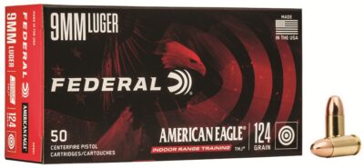 FEDERAL 9MM LUGER 124GR TOTAL METAL JACKET AMMO 50RD