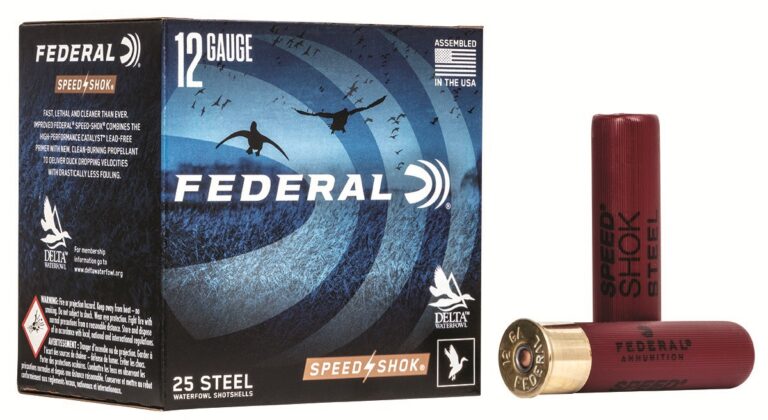 FEDERAL SPEED-SHOK HIGH VELOCITY STEEL 12GA 3-1/2" 1-3/8OZ T AMMO 25RD