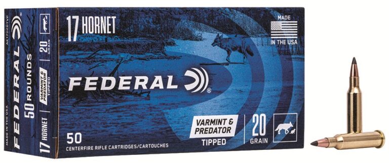 Federal AE17H20TVP American Eagle Varmint & Predator 17 Hornet 20 gr Tipped Varm