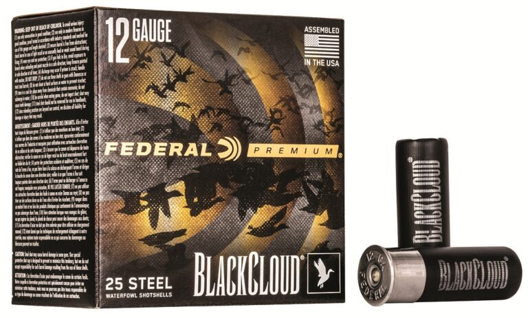 FEDERAL PREMIUM BLACK CLOUD WATERFOWL 12GA 2 3/4? 1 1/8OZ 4 AMMO 25RD