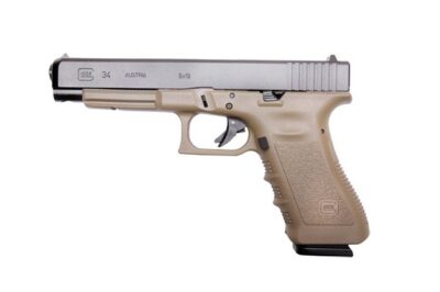 Glock 34 Gen3 9mm Od Green Frame Black Slide 5.32″ 10rd Ca