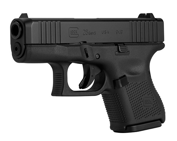 Glock UA26S5701 G26 Gen5 with GNS 9mm Luger 3.43" 10+1 Black Interchangeable Bac