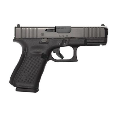 Glock PA235S203MOS G23 Gen5 Compact MOS 40 S&W Caliber with 4.02″ Glock Marksman Barrel, 13+1 Capacity, Overall Black Finish, Picatinny Rail Frame, Serrated/MOS Cut nDLC Steel Slide, Rough Texture Interchangeable Backstraps Grip & Fixed Sights