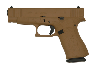 GLOCK*48 9MM TEXAS STIPPLE FDE PA4850204TSB