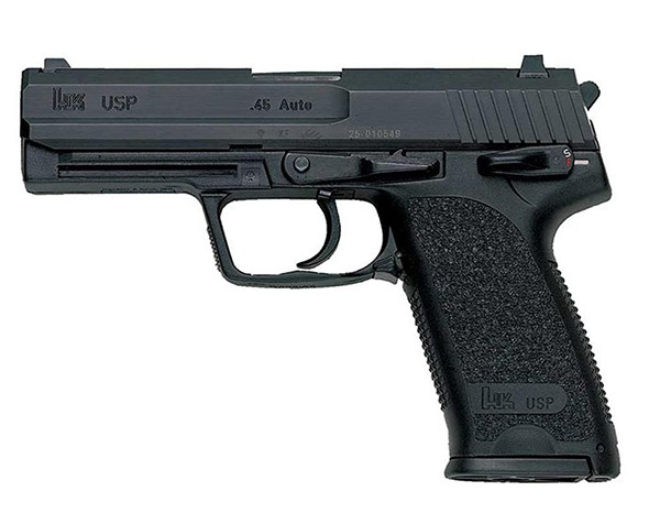 HK 704007A5 USP40 V7 LEM 40 S&W 4.25" 10+1 Black Black Polymer Grip