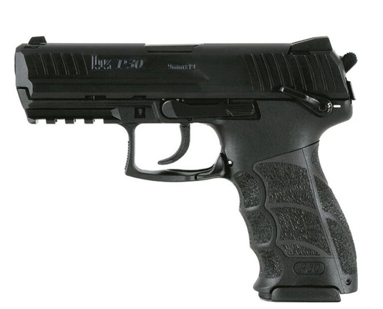 HK 734003SLEA5 P30S V3 40 S&W 3.85" 13+1 Black Black Interchangeable Backstrap G