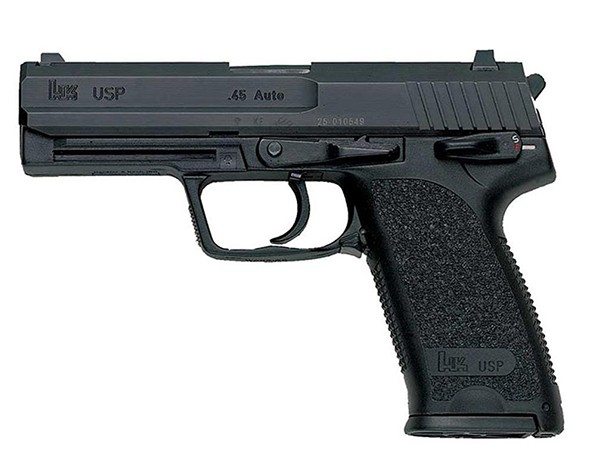 HK M704507A5 USP45 V7 LEM 45 ACP 4.41" 12+1 Black, Black Polymer Grip