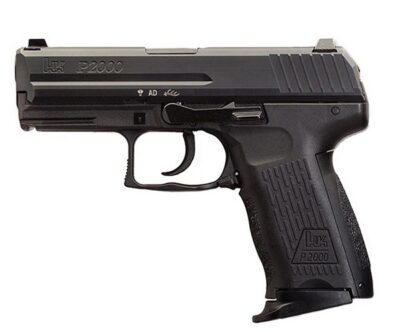 HK M709203A5 P2000 V3 9mm Luger 3.66″ 13+1 Black, Black Interchangeable Backstra