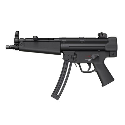 HK 81000471 MP5 22 LR 8.50″ 10+1 No Stock (Sling Mount) Overall Black Polymer Grip with Adjustable Rear Sight Right Hand