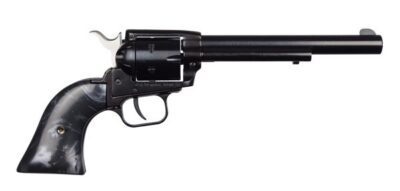 Heritage, Rough Rider, Single Action, 22LR, 6.5″ Barrel, Alloy Frame, Black Finish, Black Pearl Grips, 6Rd