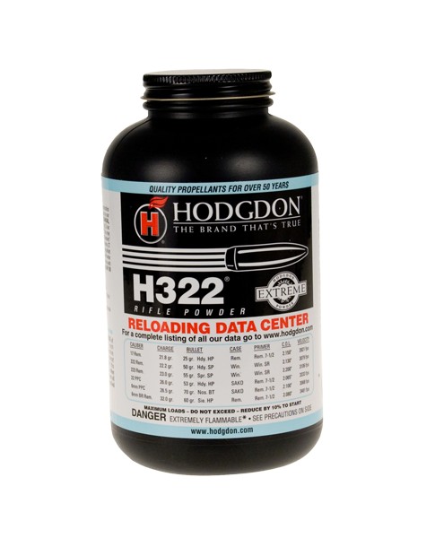 HODGDON POWDER H322 8# KEG