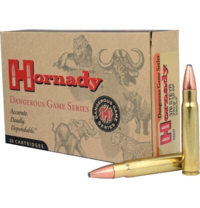 Hornady 8237 Dangerous Game  376 Steyr 270 gr InterLock Spire Point-Recoil Proof