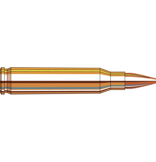 FRONTIER® 5.56 NATO 55 GR HOLLOW POINT MATCH™ (50 - ORIENTED) 50RD/BX 10BX/CS