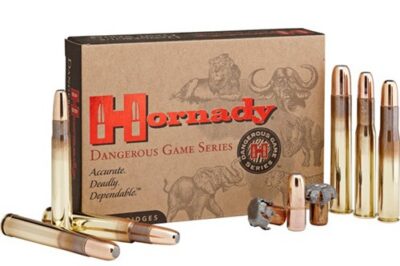 Hornady 82683 Dangerous Game  500-416 Nitro Express 400 gr DGX Bonded 20 Bx/ 6 C