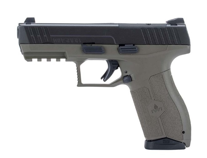 IWI MASADA 9MM 4.6 THRD 17RD ODG OPTICS READY