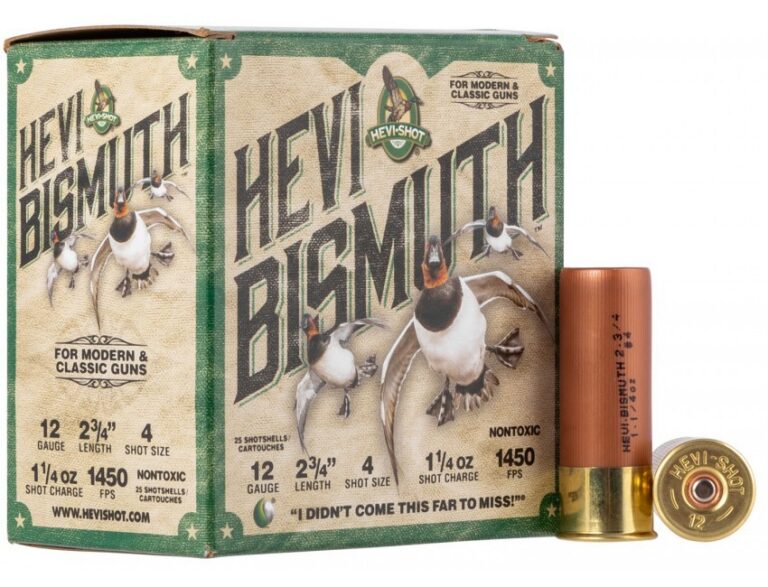HEVI-SHOT HEVI BISMUTH 12 GA 2.75 IN 4 SHOT 1 1/4OZ- 25/BOX