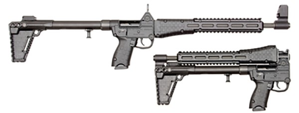 Kel-Tec SUB2K9GLK19BBLKHC Sub-2000  9mm Luger 16.25" 15+1 Black Adjustable Stock