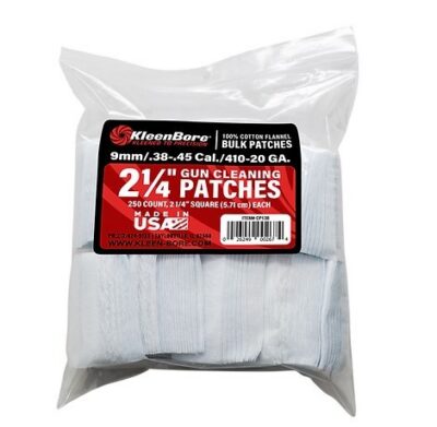 KleenBore 2-1/4? .38-.45 Cal. & .410-20 Gauge Cleaning Patches (250PK)