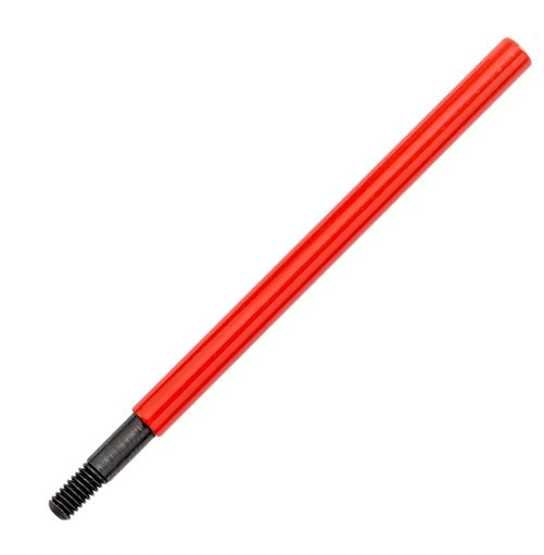 Kleen-Bore ACC13SAF Saf-T-Clad Cleaning Rod Adapter #8-36 & 38-32 Thread Red