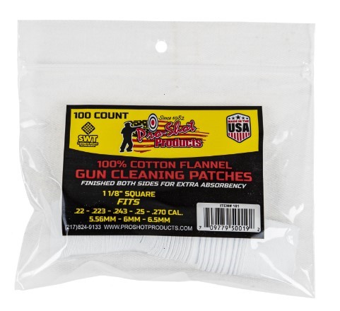 .22-.270 CAL. 100CT. PATCHES .22-.270 CAL. 100CT. PATCHES