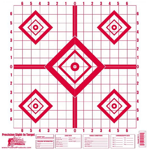 PROSHOT 16X16 RED SIGHT IN 10PK