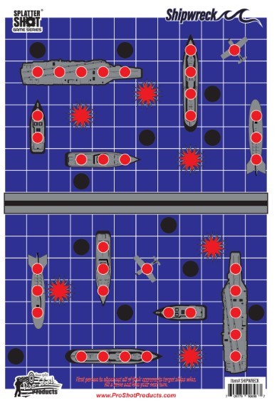 PROSHOT GS SHIP 12X18 TP 8PK