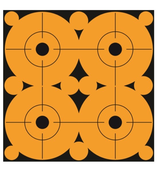 Pro-Shot 3RDOT-40 Peel & Stick 3" Orange Target Dots
