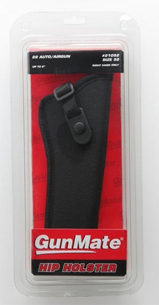 Uncle Mikes 21052 Gun Mate   Black Synthetic Hip Up to 6″ Barrel .22 Auto/Airgun