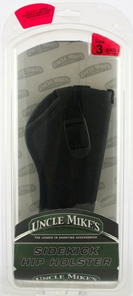 Uncle Mikes 81031 Sidekick  Belt 5-6.5″ DA Revolver Nylon Black