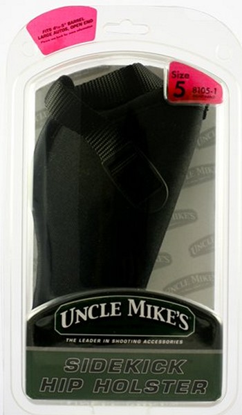 Uncle Mikes 81051 Sidekick   Black Nylon Hip 4.5-5″ Lg Auto Right Hand