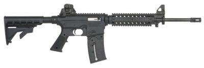 Mossberg 715T Semi-Automatic 22 LR 16.25″ 25+1 Black A2 Adjustable Synthetic Sto