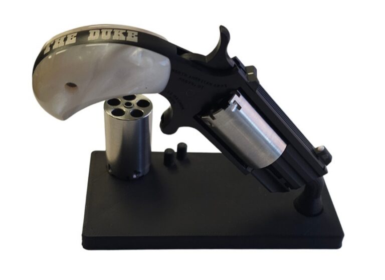 NAA THE DUKE 22WMR/22LR 1IN BARREL BLK/SS