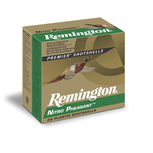 Remington Ammunition NP205 Premier Nitro Pheasant 20 Gauge 2.75" 1 oz 5 Shot 25