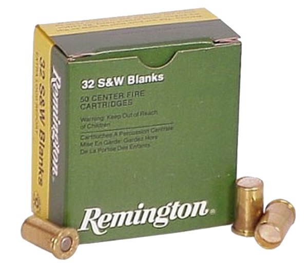Remington Ammunition R32BLNK Blanks 32 S&W 50 Bx/ 10 Cs