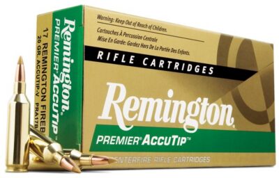 REMINGTON 17 REM 20GR ACCUTIP-V AMMO 20RD