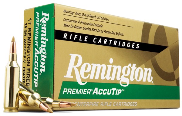 Remington Premier AccuTip Centerfire Rifle Ammo 22 Hornet 35 gr. AccuTip-V 50 rd.