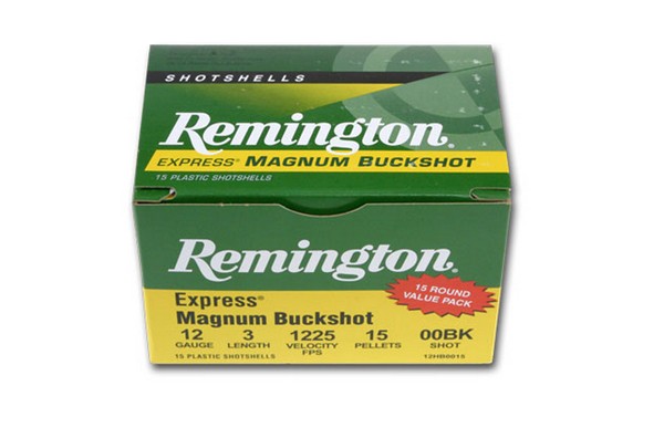 Remington Ammunition 1235B00 Express Magnum 12 Gauge 3.5" 18 Pellets 00 Buck Sh