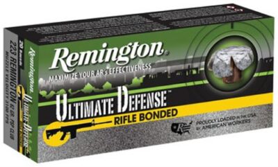 Remington Ammunition RD223R4 Ultimate Defense  223 Rem 62 gr Core-Lokt Ultra Bon