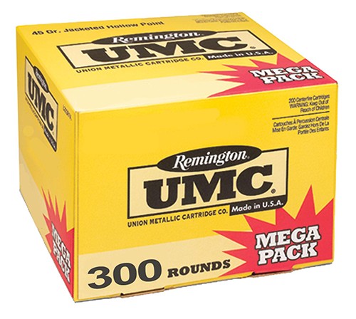 REMINGTON RANGE BUCKET UMC 40 S&W 180GR FMJ AMMO 300RD